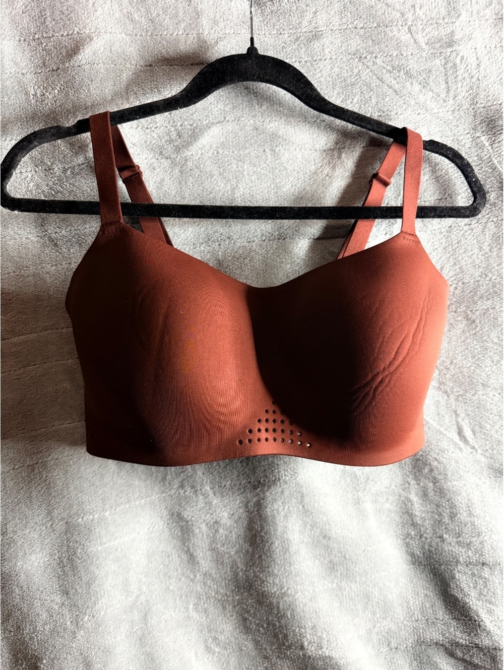 Victoria’s Secret VSX Featherweight Max Sports Bra M-DD Brown High Impact NWOT